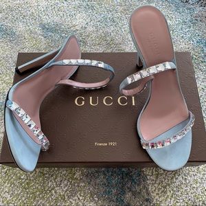 Gucci crystal sandals